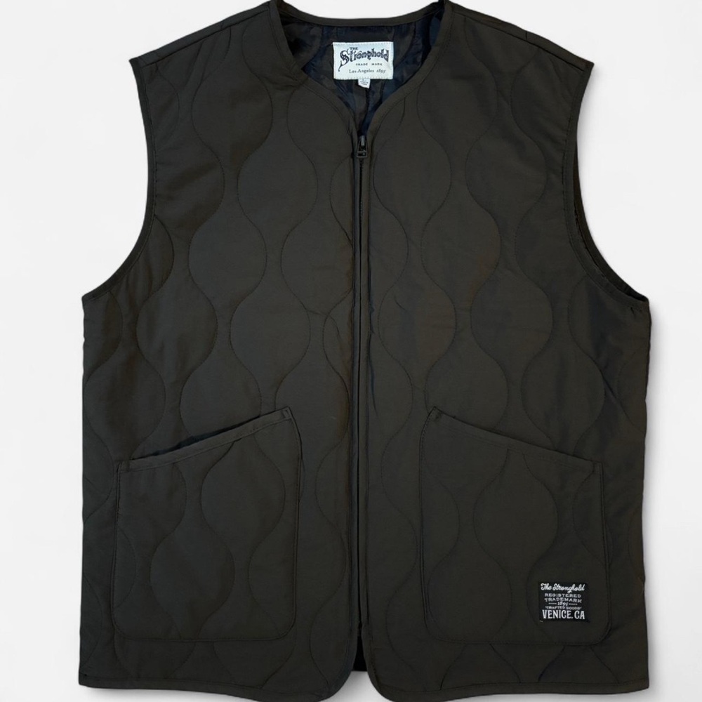 Stonemyle Quilted Black Men's Vest
